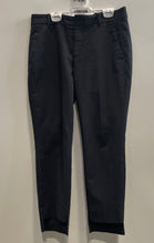 Load image into Gallery viewer, Zara Womens Black Flat Front High-Low Bottom Skinny Leg Ankle Pants Size 4