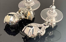 Load image into Gallery viewer, Authentic Givenchy Women's Silver Tone Earring With Crystal Accent and Strass
