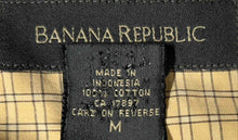Load image into Gallery viewer, Banana Republic Mens Yellow Printed Long Sleeve Button-Up Shirt Size Medium