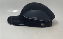 Load image into Gallery viewer, Ergodyne Mens Black Blue Hard Shell Standard Size Adjustable Protective Bump Cap
