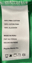 Load image into Gallery viewer, Psycho Bunny Mens Green Cotton Collared Short Sleeve Golf Polo Shirt Size 3