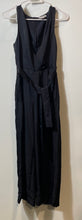 Load image into Gallery viewer, H&M Womens Blue Surplice Neck Sleeveless Back Zip One-Piece Jumpsuit Size XS