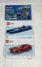 Load image into Gallery viewer, Lot Of 10 Pcs Lego Assorted Multicolor Various City Instruction Manuals