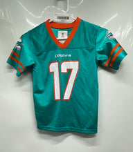Load image into Gallery viewer, NFL Team Apparel Boys Green Miami Dolphins Jaylen Waddle #17 Jersey Sz XS W/ Tag