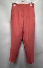 Load image into Gallery viewer, Zara Womens Light Pink Flat Front Straight Leg Dress Pants Size Medium