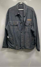 Load image into Gallery viewer, Pelle Pelle Marc Buchanan Mens Blue Long Sleeve Button Front Denim Jacket Size L