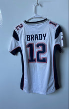 Load image into Gallery viewer, Nike Mens White Blue New England Patriots Tom Brady #12 NFL Jersey Sport Size L