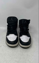 Load image into Gallery viewer, Nike Kids Air Jordan 1 Mid DQ8423-001 Black White Lace-Up Sneaker Shoes Size 6Y