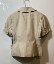 Load image into Gallery viewer, Signature By Larry Levine Womens Light Sand 2 Piece Blazer Pants Set Sz 6 w/ Tag
