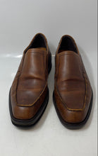 Load image into Gallery viewer, Ecco Mens Helsinki 2.0 Brown Leather Apron Toe Slip-On Loafer Shoes Size 8