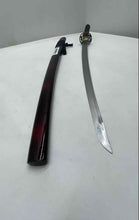 Load image into Gallery viewer, Japanese Collectible Display Katana Sword With Black And Red Matching Scabbard