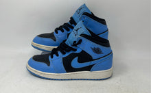 Load image into Gallery viewer, Nike Unisex Kids Air Jordan 1 Mid DQ8423-401 White And Blue Sneakers Shoes 4.5Y
