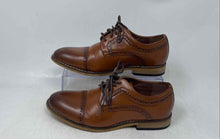 Load image into Gallery viewer, Stacy Adams Boys 43418-221 Brown Faux Leather Cap Toe Oxford Dress Shoes Size 2M