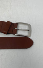 Load image into Gallery viewer, H&M Mens Brown Silver-Tone Buckle Leather Adjustable Dress Belt Size Medium