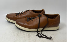Load image into Gallery viewer, Alfani Mens Benny Brown Leather Lace-Up Low Top Sneaker Shoes Size 11M
