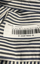Load image into Gallery viewer, Old Navy Mens Blue White Striped Cotton Long Sleeve Button-Up Shirt Size M