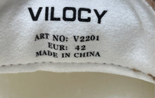 Load image into Gallery viewer, Vilocy Mens V2201 Ivory Brown Knit Lace-Up Low Top Sneakers Shoes Size EU 42