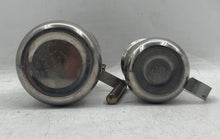 Load image into Gallery viewer, Lot Of 2 Pcs Vintage Serie Ghai Silver Tone Mini Jar Creamer & Sugar Set