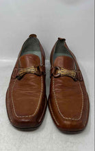 Load image into Gallery viewer, Kenneth Cole Mens Brown Leather Square Toe Slip-On Loafers Shoes Size 9.5