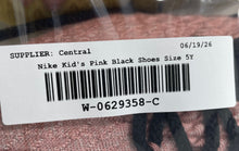 Load image into Gallery viewer, Nike Kids LeBron 15 943762-600 Pink Black Mid Top Lace-Up Sneaker Shoes Size 5Y