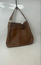 Load image into Gallery viewer, Kooba Womens Brown Pebbled Leather Inner Pocket Single Strap Hobo Handbag