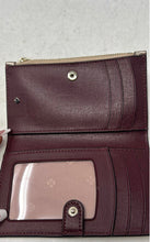 Load image into Gallery viewer, Kate Spade New York Womens Metallic Gold Leather Card Holder Bifold Wallet