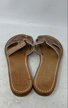 Load image into Gallery viewer, Mastu Peppe Womens Brown Python Print Leather Slide Sandals Size EUR 41