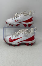 Load image into Gallery viewer, Nike Boys Alpha Menace 4 Shark FQ4012-102 White Red Football Cleats Size 12C