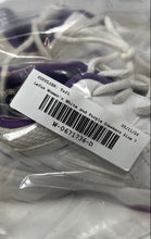 Load image into Gallery viewer, Lefus Womens White And Purple Lace-Up Low Top Pickleball Sneaker Shoes Size 7