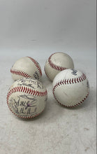 Load image into Gallery viewer, Lot Of 4 Pcs Assorted Mixed Variety White Official League Baseball Balls