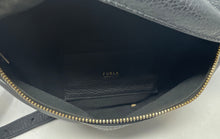 Load image into Gallery viewer, Authentic Furla Womens Black Adjustable Strap Leather Belt Bag Stained
