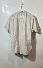 Load image into Gallery viewer, Banana Republic Mens Beige Short Sleeve Spread Collar Button-Up Shirt Size L