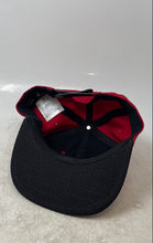 Load image into Gallery viewer, Michael Jordan Kids Red Black Prominent Jumpman Logo Adjustable Snapback Cap