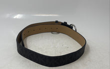 Load image into Gallery viewer, Michael Kors Womens 551802 Black Signature Print Adjustable Dress Belt Size M