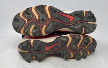 Load image into Gallery viewer, Nike Mens Alpha Menace 4 Shark Red Black White Lace-Up Football Cleats Size 7