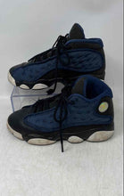 Load image into Gallery viewer, Nike Boys Air Jordan 13 884129-400 Blue Black Lace-Up Sneakers Shoes Size 2Y