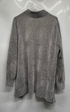 Load image into Gallery viewer, Loft Womens Gray Long Sleeve Knitted Open Front Cardigan Sweater Size XL