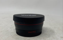 Load image into Gallery viewer, Vivitar Black 55mm Wide Angle Converter With Macro Camera Lens With Cap