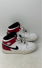 Load image into Gallery viewer, Nike Kids Air Jordan 1 Mid White Red Black Basketball Sneakers Shoes Size 7Y