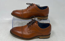 Load image into Gallery viewer, Bruno Marc Boys Classic Brown Wingtip Lace-Up Oxford Dress Shoes Size 12