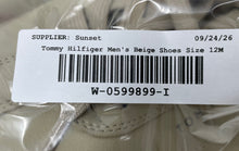 Load image into Gallery viewer, Tommy Hilfiger Mens Leren Beige Low Top Lace-Up Sneaker Shoes Size 12M