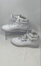 Load image into Gallery viewer, Reebok Mens Ex O Fit Hi 3477 White Leather Sneaker Shoes Size 7.5