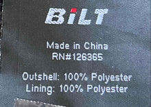 Load image into Gallery viewer, Bilt Womens Black And Gray Long Sleeve Full-Zip Motorcycle Jacket Size S