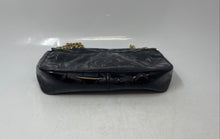Load image into Gallery viewer, Michael Kors Womens Black Signature Print Chain Strap Convertible Crossbody Bag