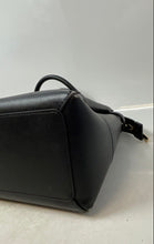 Load image into Gallery viewer, Michael Kors Womens Reed Black Inner Pockets Double Handle Satchel Bag