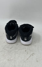 Load image into Gallery viewer, Nike Kids Team Hustle D 9 AQ4226-001 Black Hook & Loop Sneaker Shoes Size 7C