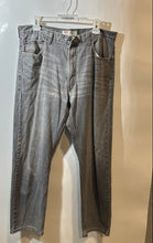Load image into Gallery viewer, Levi's Mens 505 Gray Denim Light Wash Regular Fit Straight Leg Jeans Size 36x30