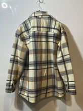 Load image into Gallery viewer, H&M Mens Multicolor Plaid Long Sleeve Relaxed Fit Button Front Jacket Size M