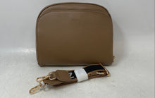Load image into Gallery viewer, Izod Womens Brown Inner Pockets Adjustable Strap Crossbody Bag With Tags