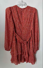 Load image into Gallery viewer, Forever 21 Womens Red Polka Dot Printed Back Zipper Mini Dress Size Medium